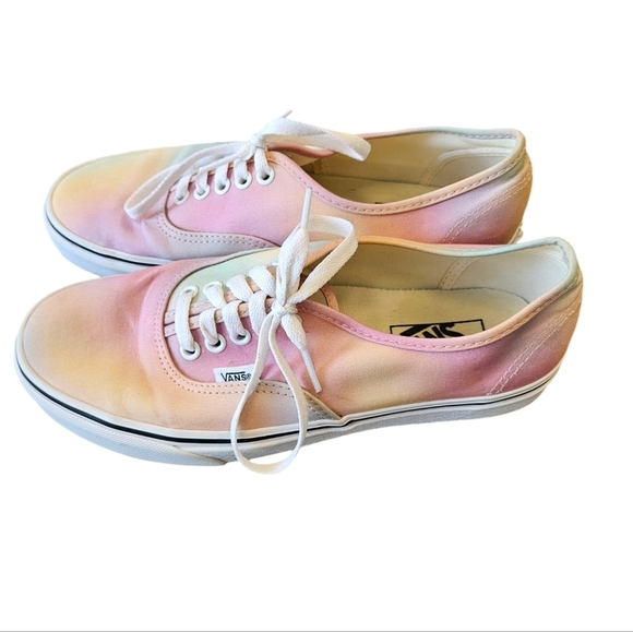 Vans Authentic Aura Shift Tie Dye Skate Canvas Lace Sneakers - Picture 3 of 9